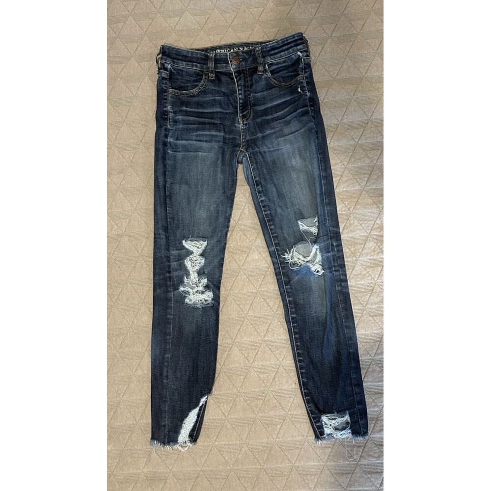 American Eagle Jeans-High Rise Jegging Crop Size 4